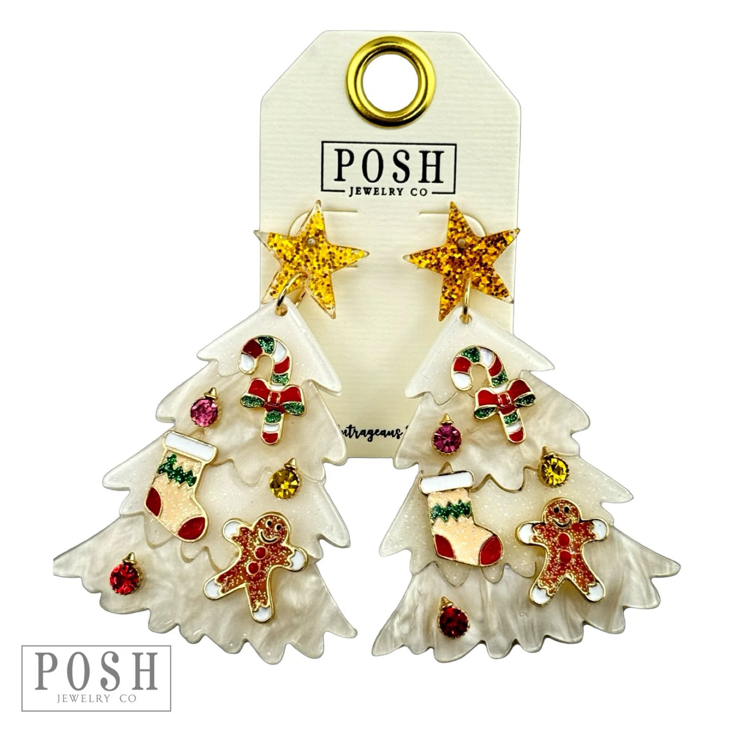 PP Christmas Earrings