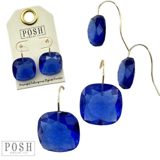 Posh Drop of Color Dangles