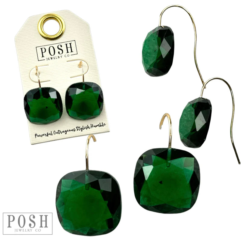 Posh Drop of Color Dangles