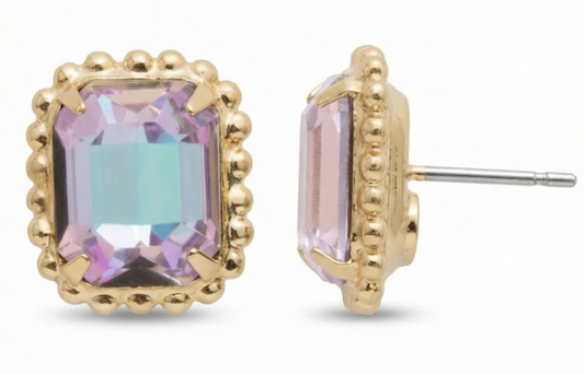 Octavia Scalloped Stud Earrings