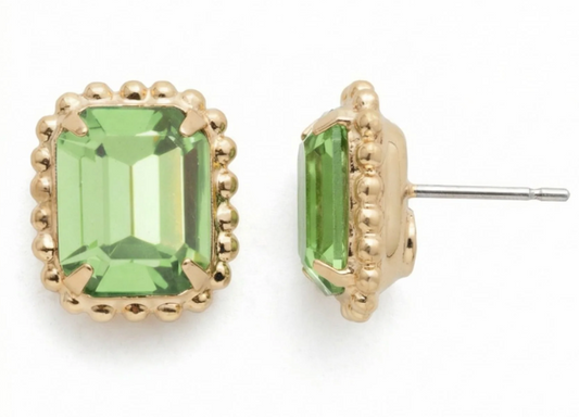 Octavia Scalloped Stud Earrings