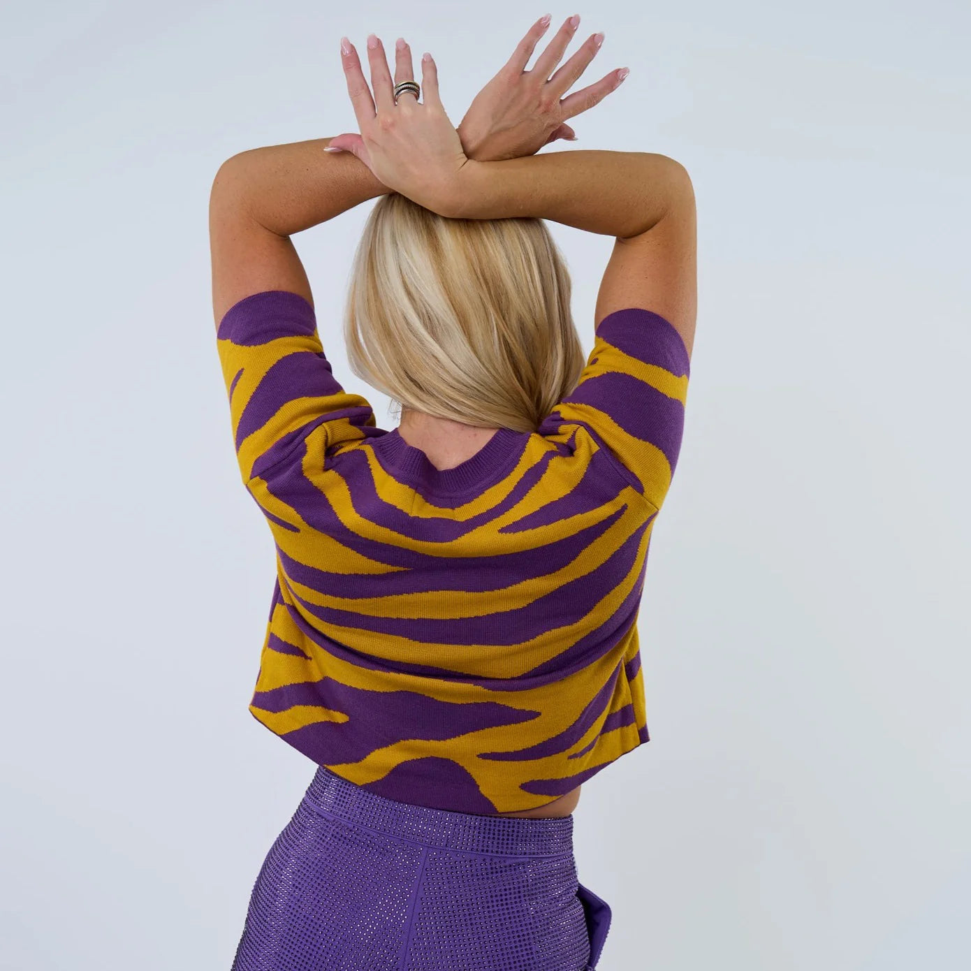 Tiger Stripes Knit Top