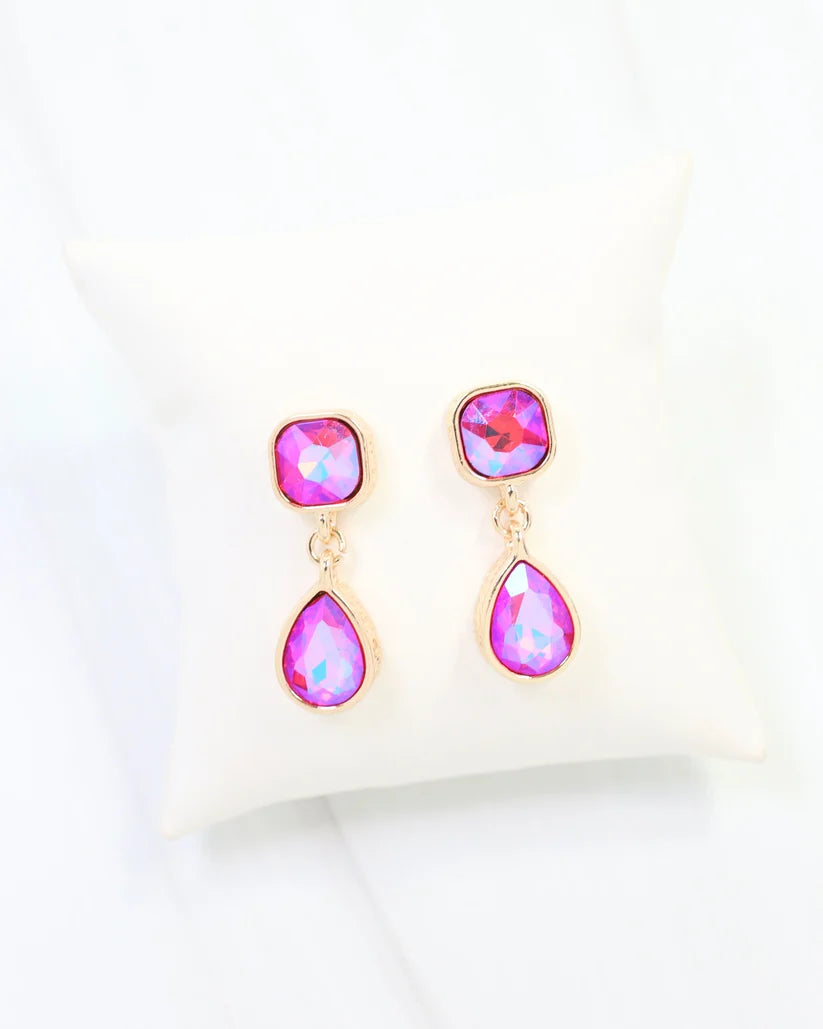 Roxanne Rhinestone Drop Earring