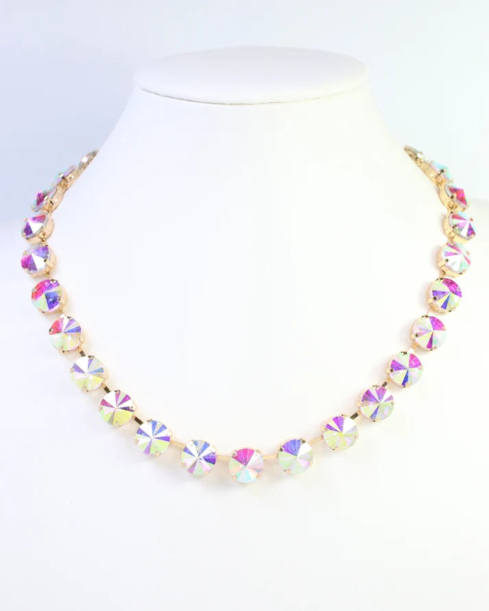 Roxanne Rhinestone Necklace Clear AB