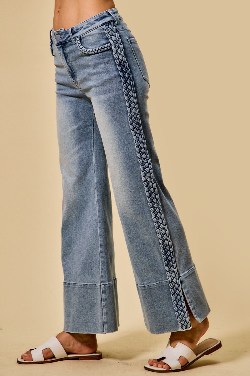 Braided Jeans