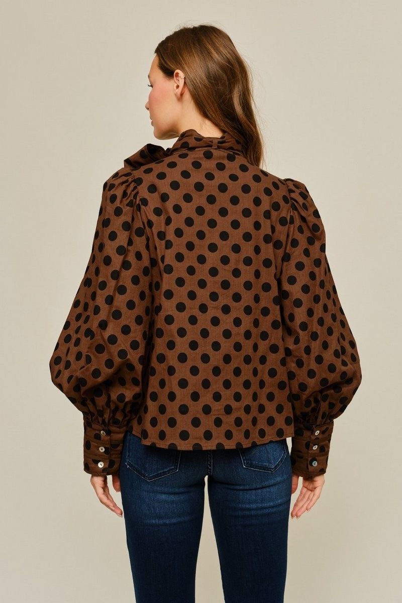 Pretty in Polka Dots Blouse