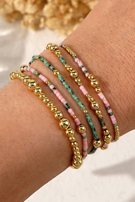 Natural Stone Bracelet Set