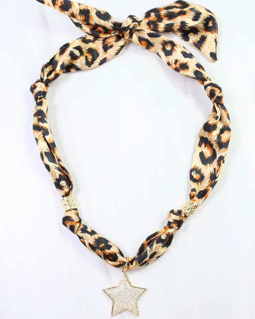 Starla Scarf Charm Necklace