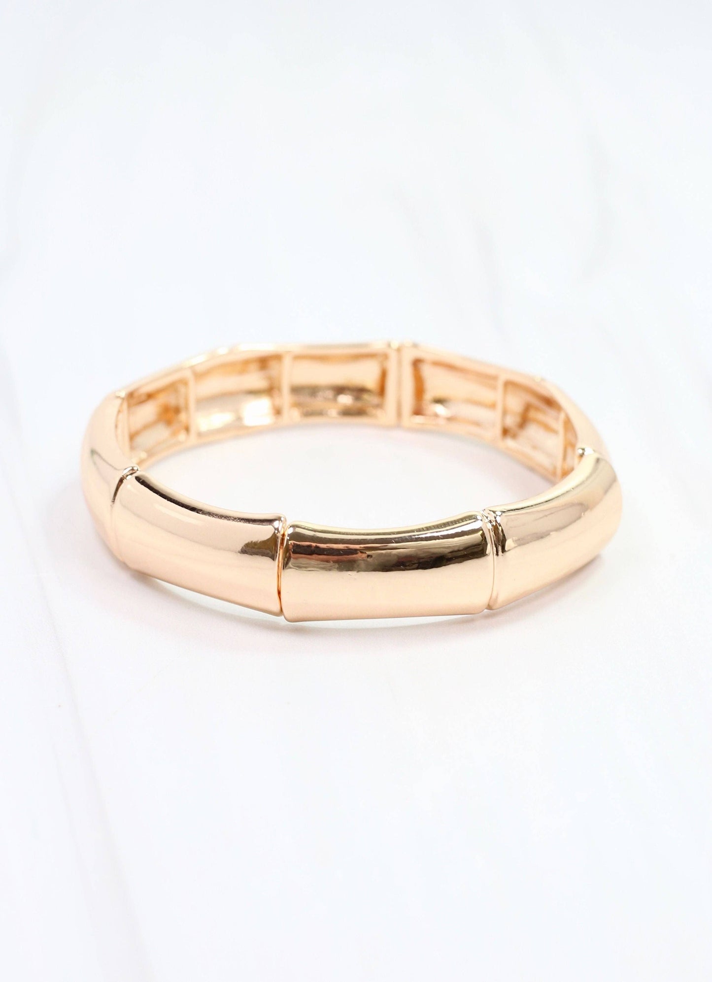 Jekyll Stretch Bracelet Shiny Gold