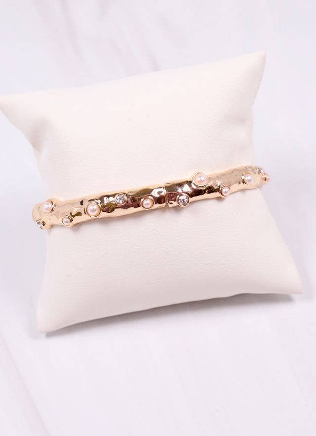 Caroline Hill - DeSanto Stretch Bracelet GOLD