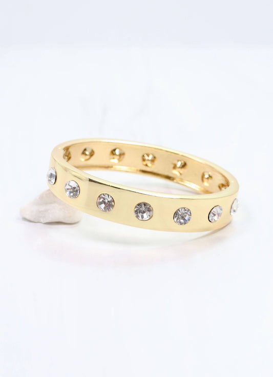 Hartman CZ Bangle Bracelet GOLD