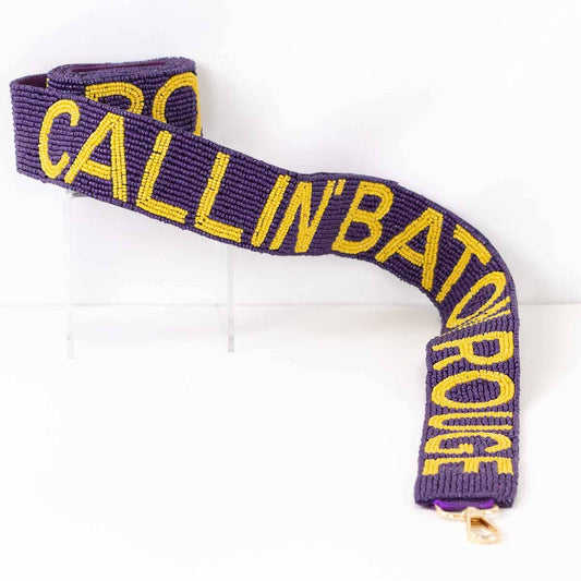 Callin' Baton Rouge Beaded Purse Strap