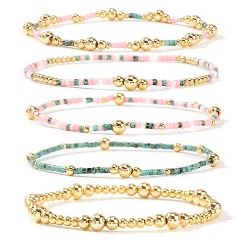 Natural Stone Bracelet Set