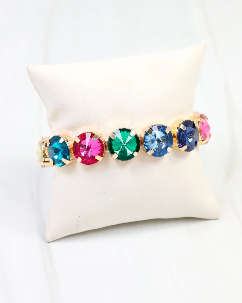 Shalimar Rhinestone Stretch Bracelets