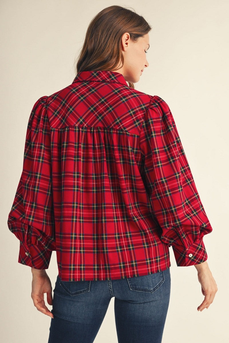 Plaid Beauty Blouse