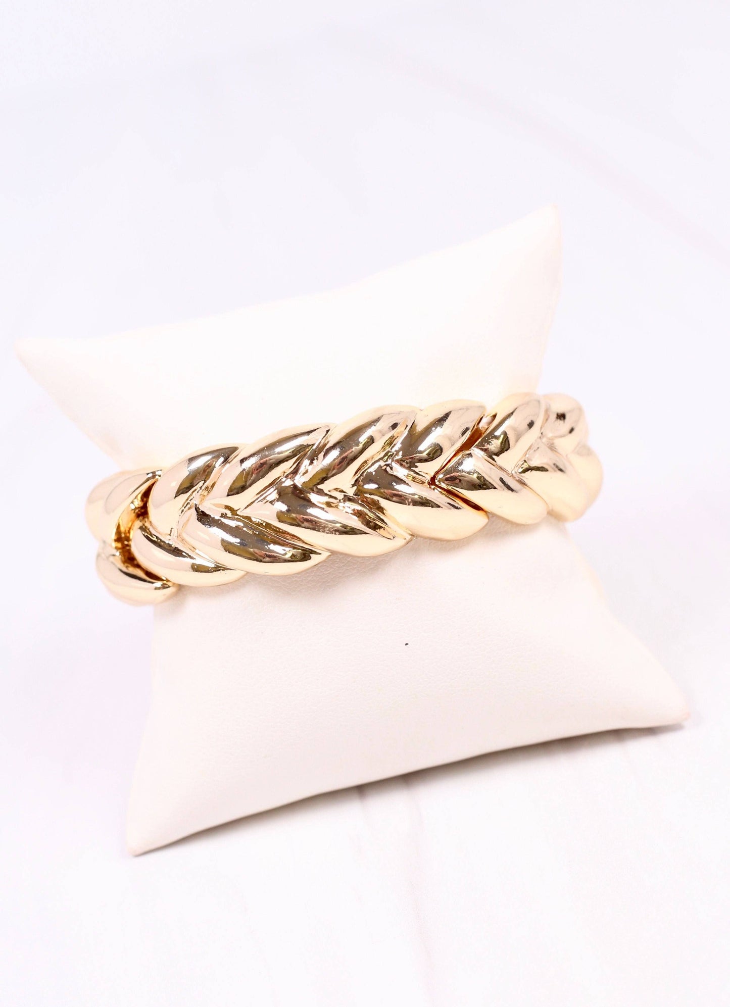 Caroline Hill - Buddy Stretch Bracelet GOLD