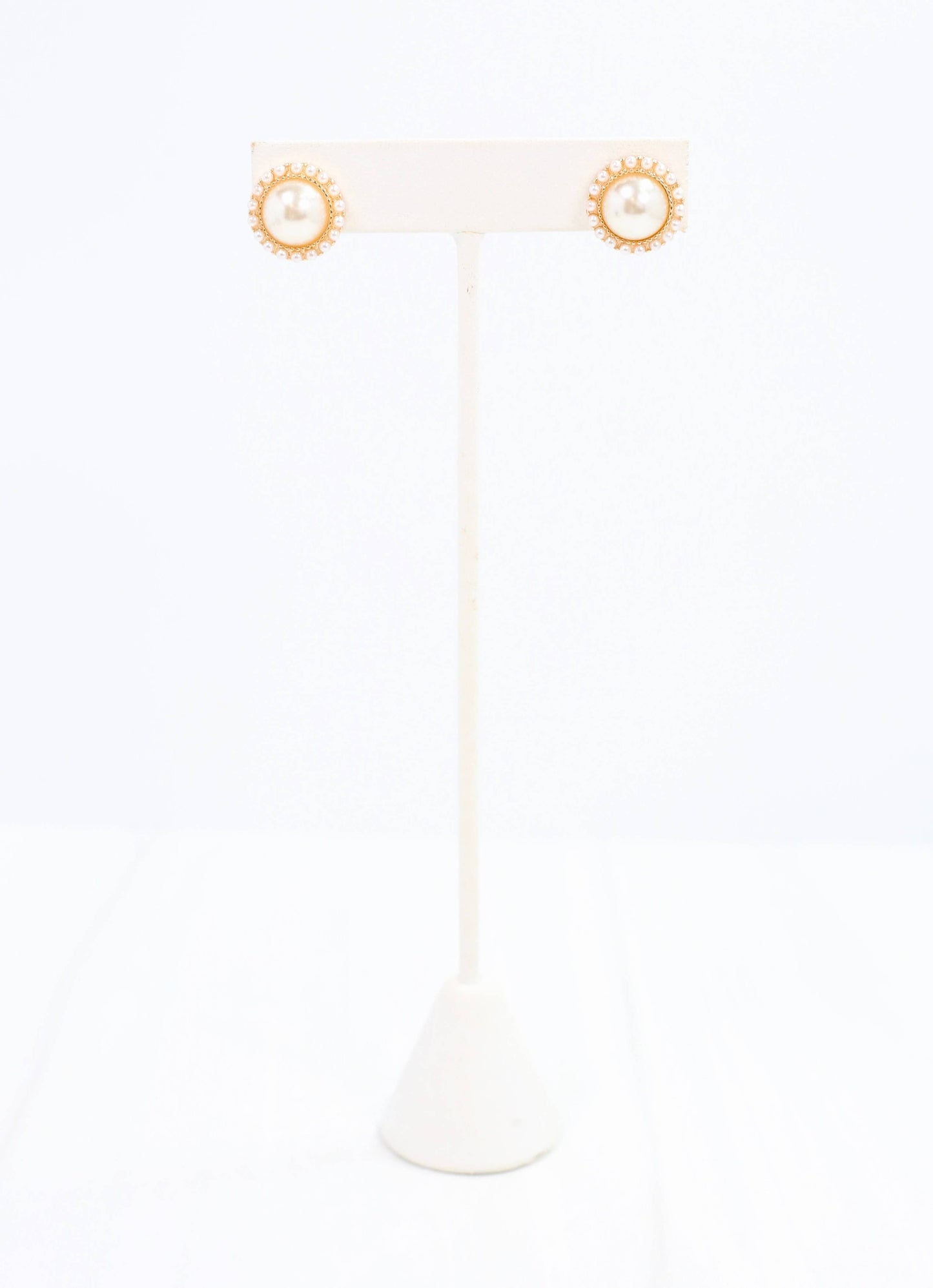 Caroline Hill - Alvaro Pearl Stud Earring IVORY