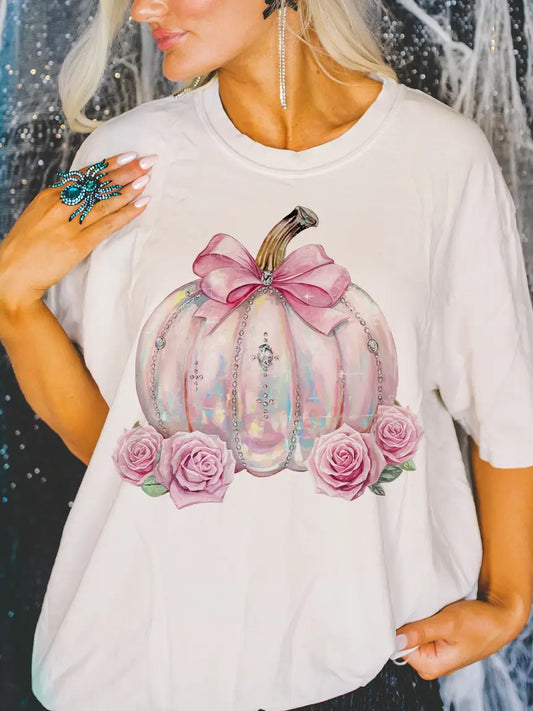 Cinderella Dazzle Pumpkin Tee