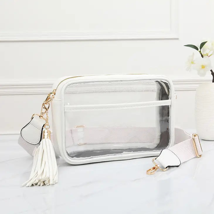 Clear & Leather Purses