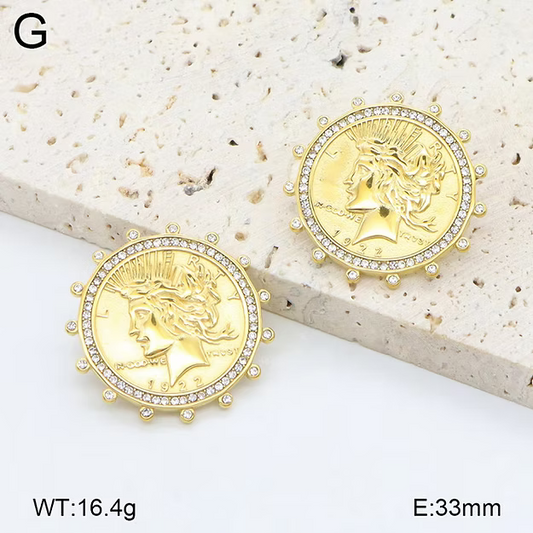 Coin Earrings