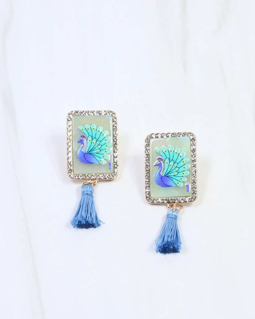 Mahjong Earrings