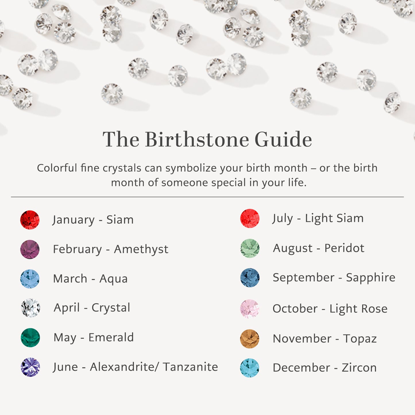 Twinkle Birthstone Necklaces