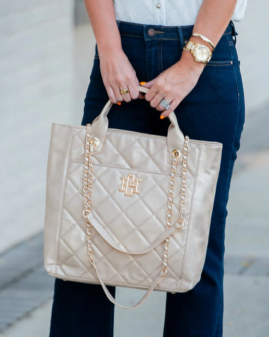 Kinzley Tote Gold Shimmer LD