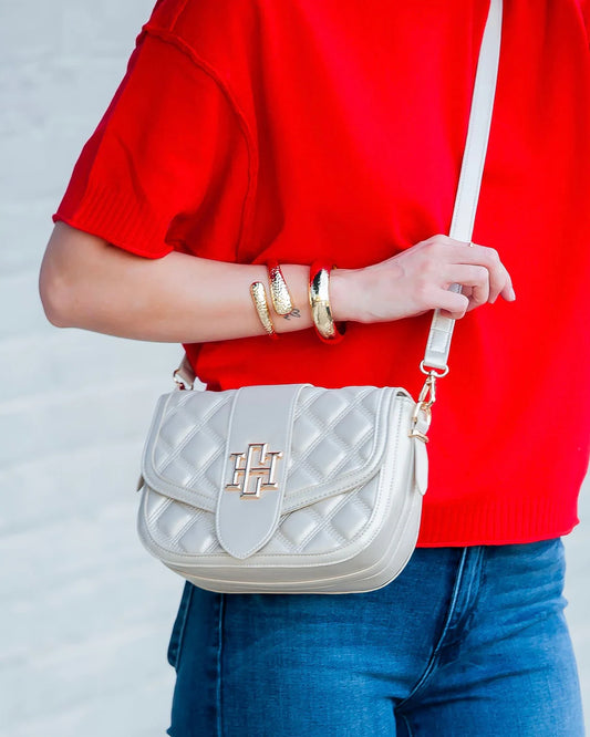 Griffin Crossbody Bag Pearl DQ