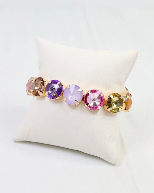 Shalimar Rhinestone Stretch Bracelet Light Multi