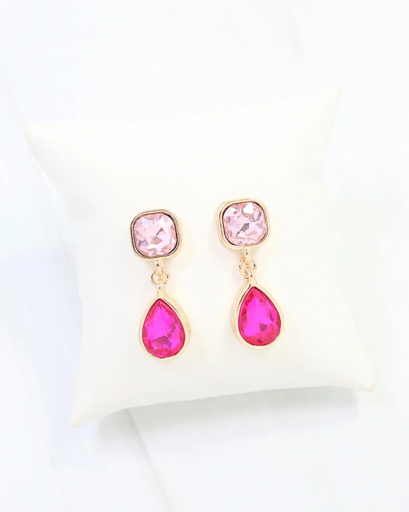 Roxanne Rhinestone Drop Earring
