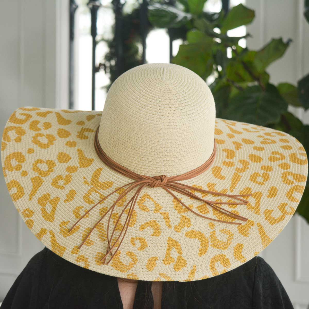 Gilded Leopard Sun Hat