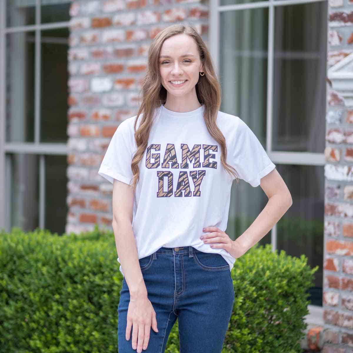 Tiger Stripes Game Day Tee