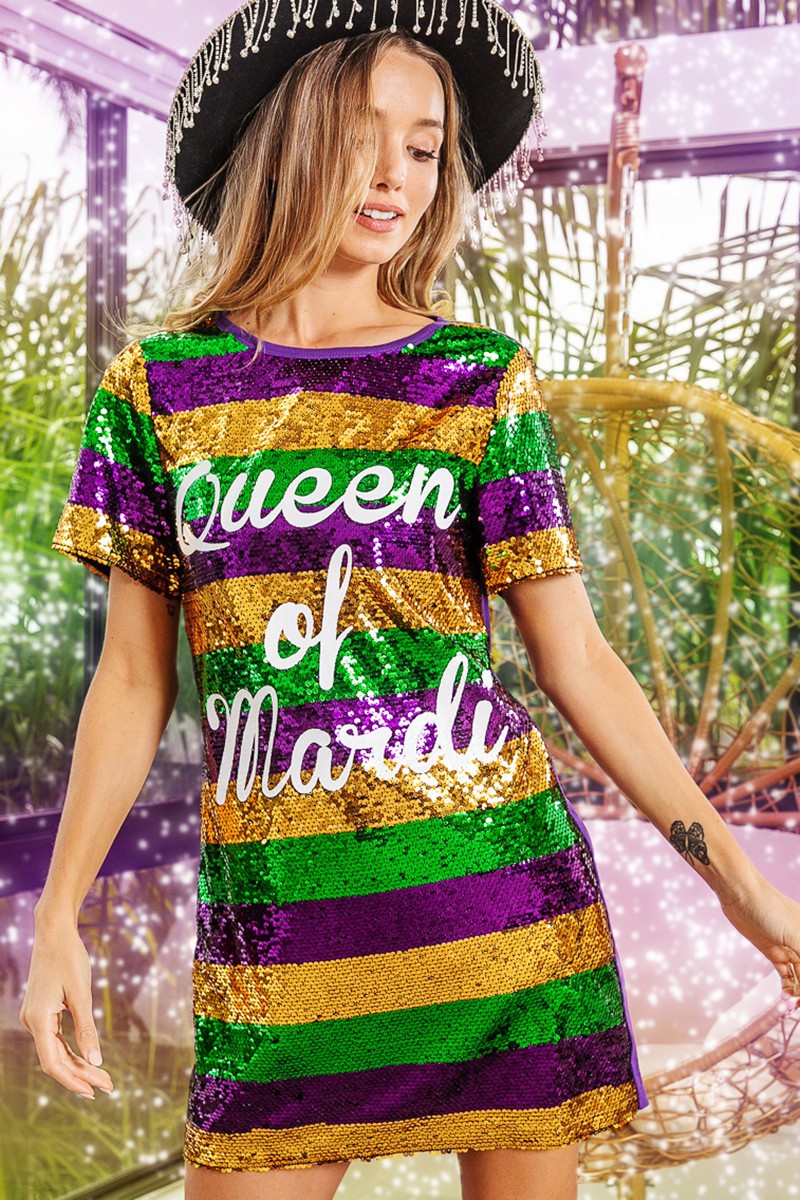 Green mardi 2024 gras dress