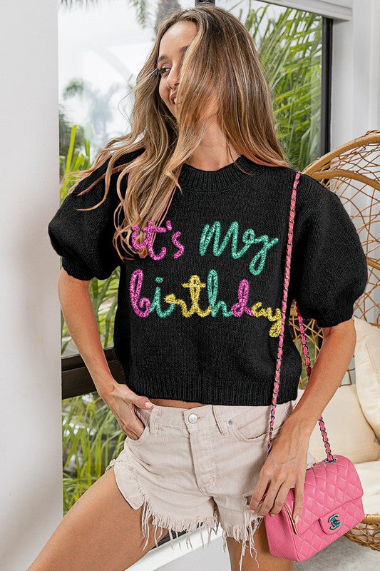 It's My Birthday Sweater