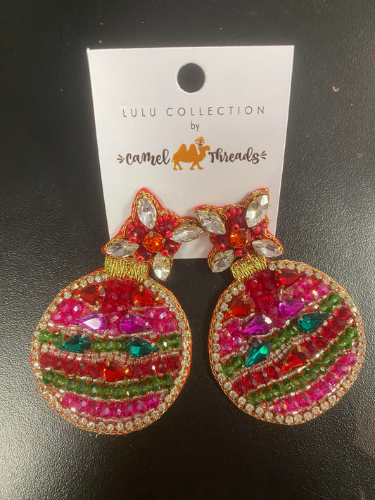 Camel Threads Holiday Earring